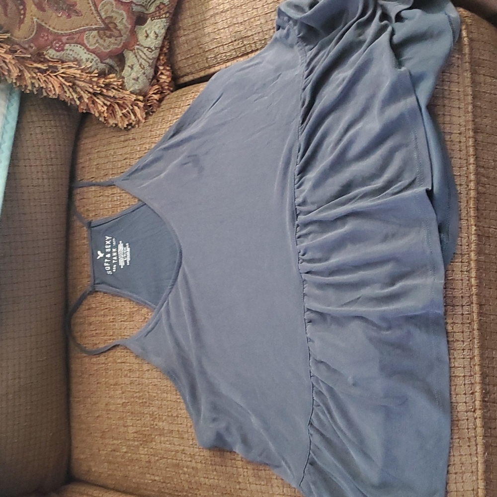 Small dark grey tank top